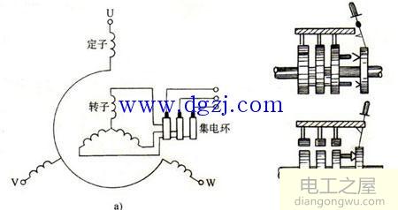 绕线式电机转子接线图