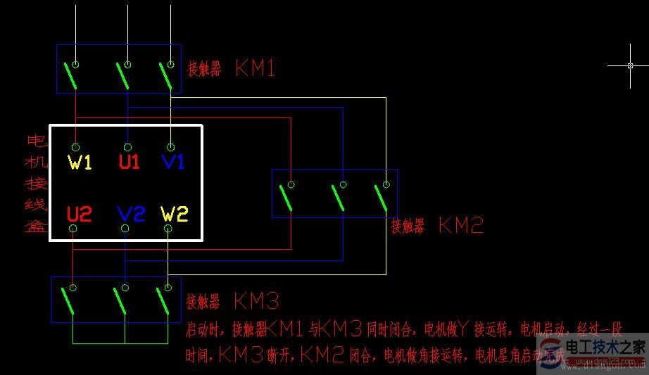 三相异步电动机接线图